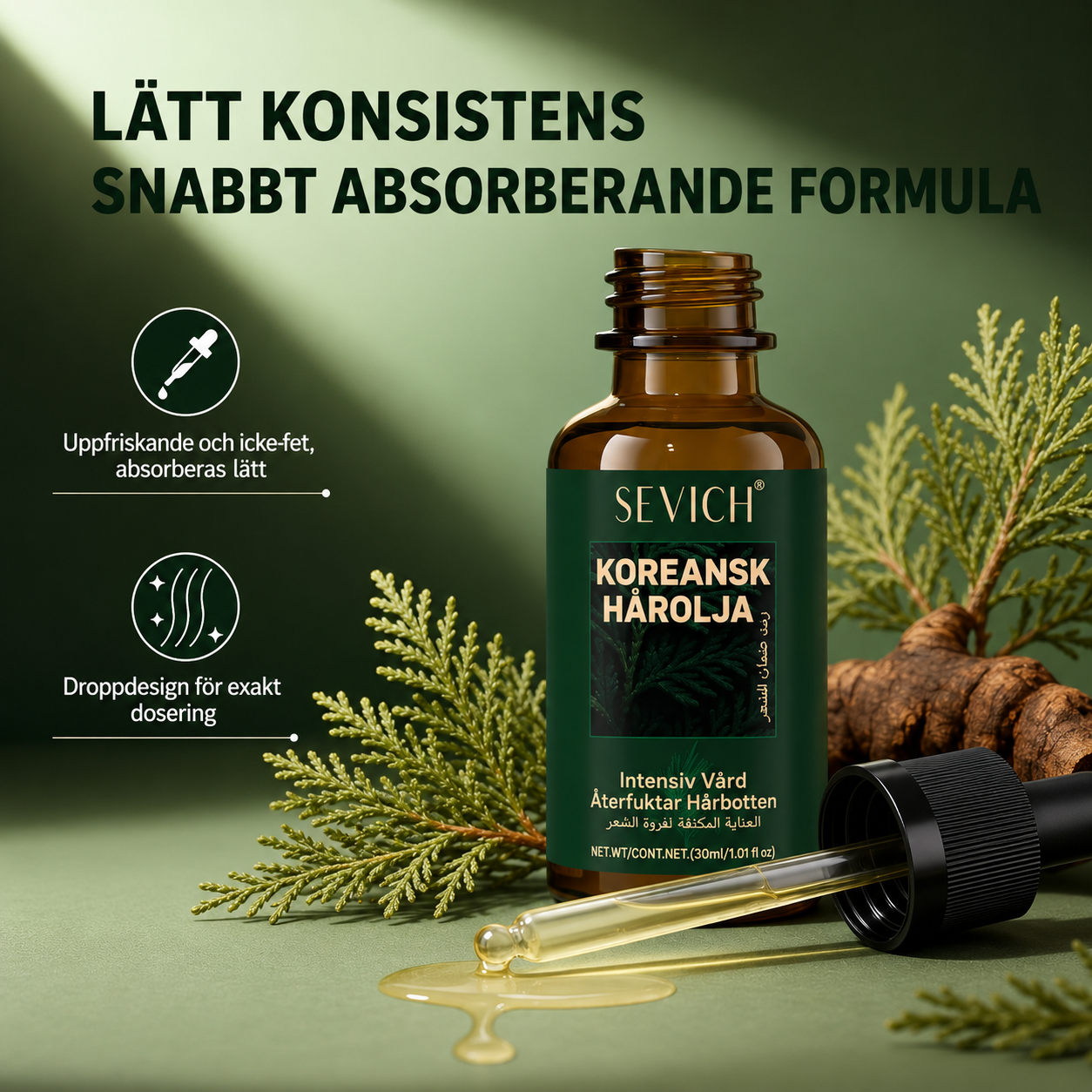 Koreansk - Steg 2: Närande Hårtillväxtolja