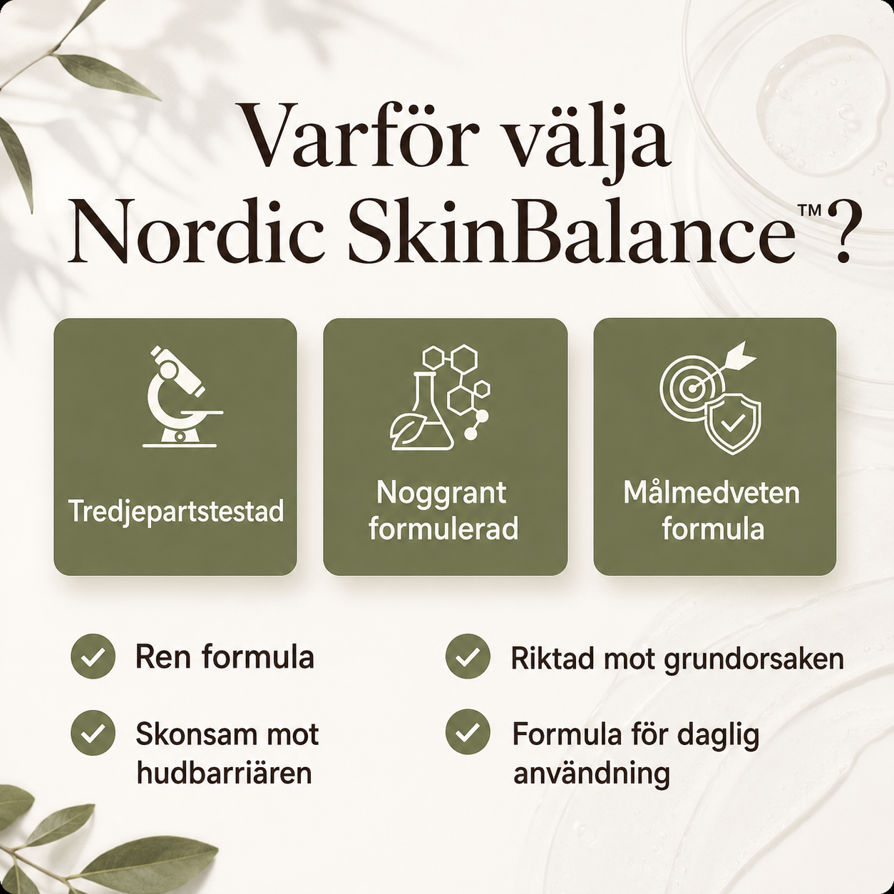 Nordic SkinBalance™ - Djuprengörande kroppsbar för svettutsatta hudområden